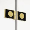 NEW TRENDY Parawan nawannowy AVEXA GOLD BRUSHED 130x150 EXK-2016/EXK-2017